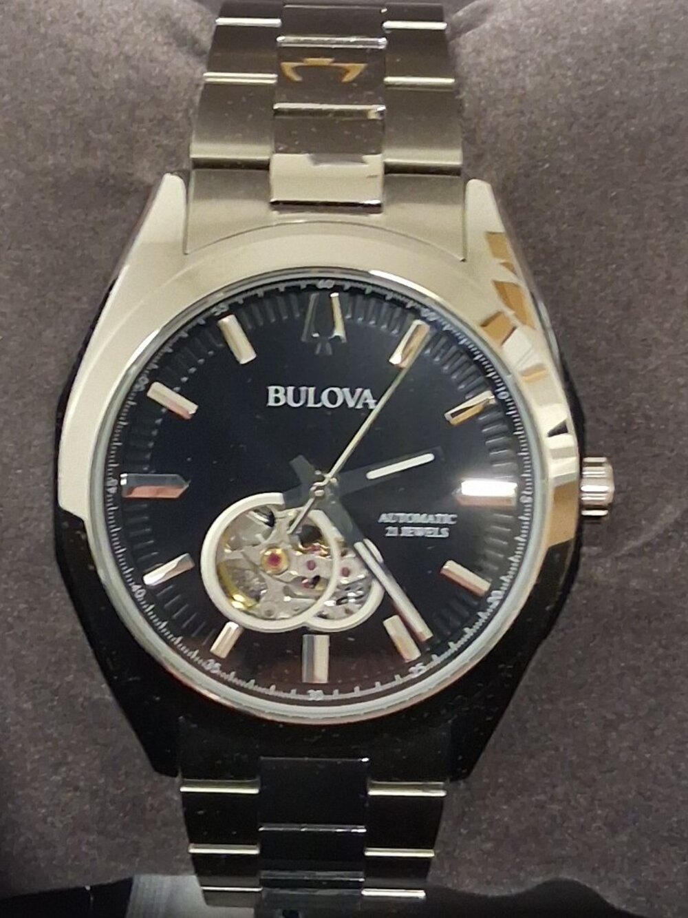 Bulova Men's Automatic Stainless Steel Watch Brand New in Box 96A270